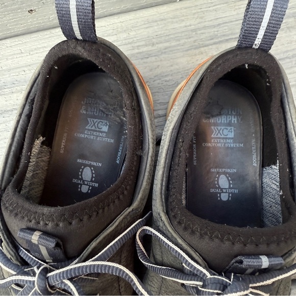 Johnston & Murphy XC4 Casual Navy Waterproof Oxfords with Tan Size 10.5M N - Picture 7 of 17